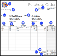 Free Purchase Order Template Instructions How To Create A