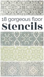 the absolute best floor stencils plus