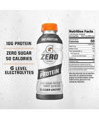 gatorade zero with protein 10g whey
