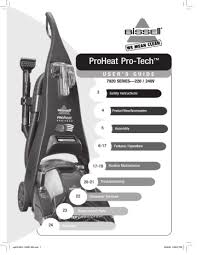 bissell proheat pro tech 7920 series