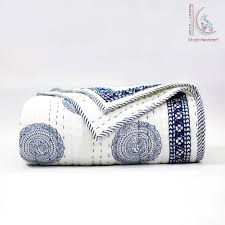 Solid Color Kantha Quilt Cotton Block