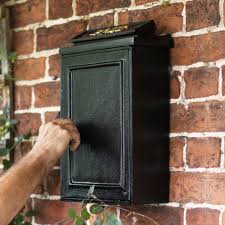 Simplistic Wall Mounted Post Box With