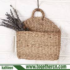 Features resin wicker hanging basket is a decorative hand woven basket that includes an internal liner chain hanger attached to each basket resin hanging basket. Home Garden Wedding Wall Decor Handmade Woven Hanging Basket Natural Wicker Hanging Storage Basket Wall Basket Hanging Planters Buy Decoration Half Round Wall Planter Half Round Wall Planter Antique Wall Planters Product On