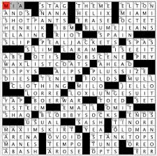 Sunday February 10 2019 Diary Of A Crossword Fiend