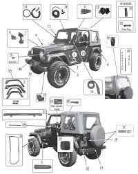 As such, removing your jeep's hardtop is essential. Jeep Wrangler Tj Body Parts Hardtop Exhaust System Diagram 4wp