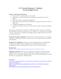 High School Personal Statement Examples for Guidance http   www     SP ZOZ   ukowo