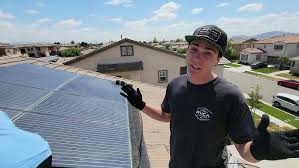 As soon as your panels are out in the open in the clean air, or not so clean air, dust. Cleaning A Two Story Homes Solar Panels Part 2 Youtube