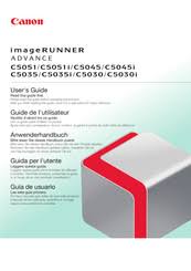 Canon imagerunner advance c5560i color copier printer scanner only 165k copies. Canon Imagerunner C5030i Advance Manuals Manualslib