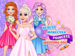 beauty makeover princess wedding day