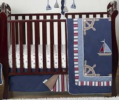 Sailboat Baby Bedding 4pc Crib Set