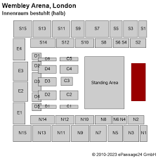 wembley arena london innenraum bestuhlt