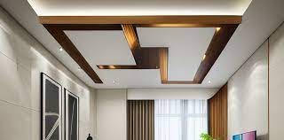 l shape false ceiling design for