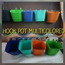 Plastic Hook Pot 4 For Garden At Rs