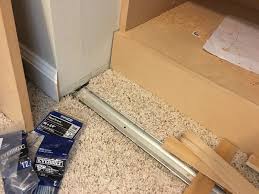 closet floor and track replacement