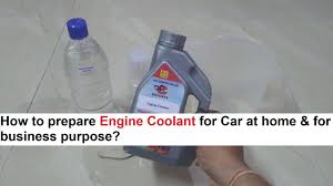 engine coolant making formula इ जन