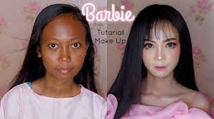 tutorial makeup barbie simple you