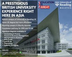 Reading is now a leading uk university and home to 17,000 students from over 150 countries. University Reading Malaysia