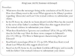King Lear Act   Scene   Analysis   International Baccalaureate     Oxbridge Notes