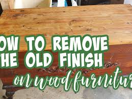 how to strip wood furniture refresh