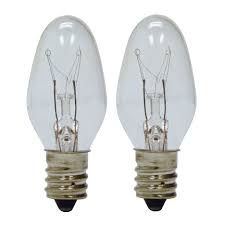 Shop Ge Lighting 43050 4 Watt White C7 Light Bulb With Candelabra Base 2 Count Overstock 11638025
