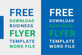 Free Download Business Flyer Templates Word Document