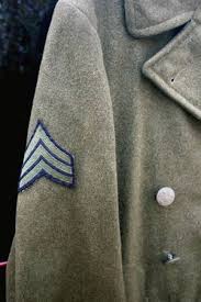 Vintage Wwii Army Trench Coat With