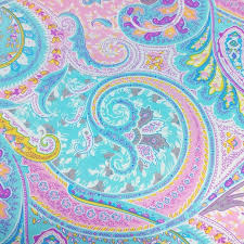Paisley Bedding Vibrant Purple And Teal