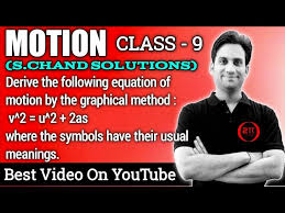 Derive The Following Equation Of Motion