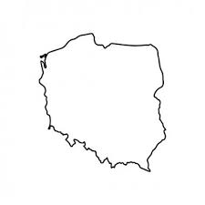 Poland is bordered by germany to the west; Warsaw Outline Map Free Vector Eps Cdr Ai Svg Vector Illustration Graphic Art