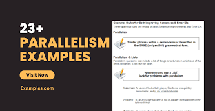 parallelism 23 exles format pdf