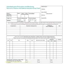 Printable Medication Administration Record Derofc Club