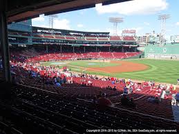 Fenway Park View From Grandstand Infield 11 Vivid Seats