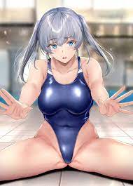 The girl & the elder sister of the swimming swimsuit who gets wet in  water and tightens the body tightly (* ''*) Haha 39 - Hentai Image