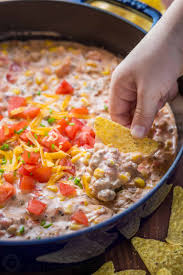 sausage queso dip with real cheese