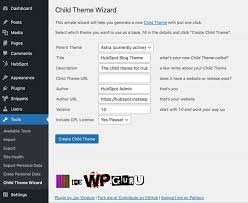 how to create a wordpress child theme