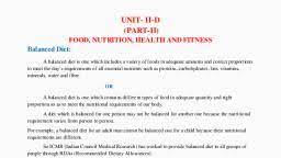 food nutrition health fitness pdf