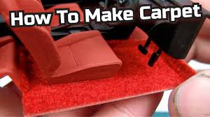 make carpet for 1 24 scale model cars