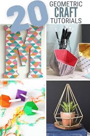 20 diy geometric decor craft ideas for