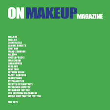 on makeup magazine on