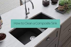 how to clean a composite sink qs supplies