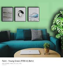 behr young green p390 4 paint color
