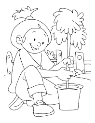 Some plantation coloring may be available for free. Girl Plant A Tree In A Bucket On Arbor Day Coloring Pages Best Place To Color