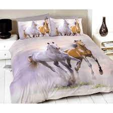 Galloping Horse Double Duvet Cover Set
