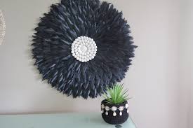 Black Feather Juju Hat Wall Hanging