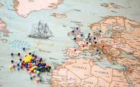 Image result for World Map with Pins