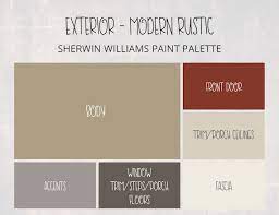 Exterior Modern Rustic Color Scheme