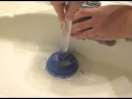 how to unclog a bathroom sink you
