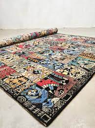 vine tapijt kelim rug carpet graphic