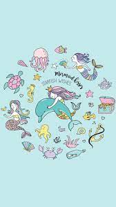 100 kawaii mermaid wallpapers