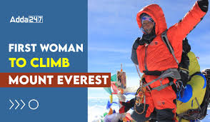 first woman to climb mount everest